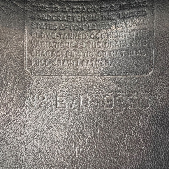 Coach Vintage Small Framed Pouch Crossbody 9990 (Black) - Picture 3 of 10